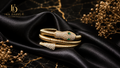 Golden Viper Elegance Coil Bracelet
