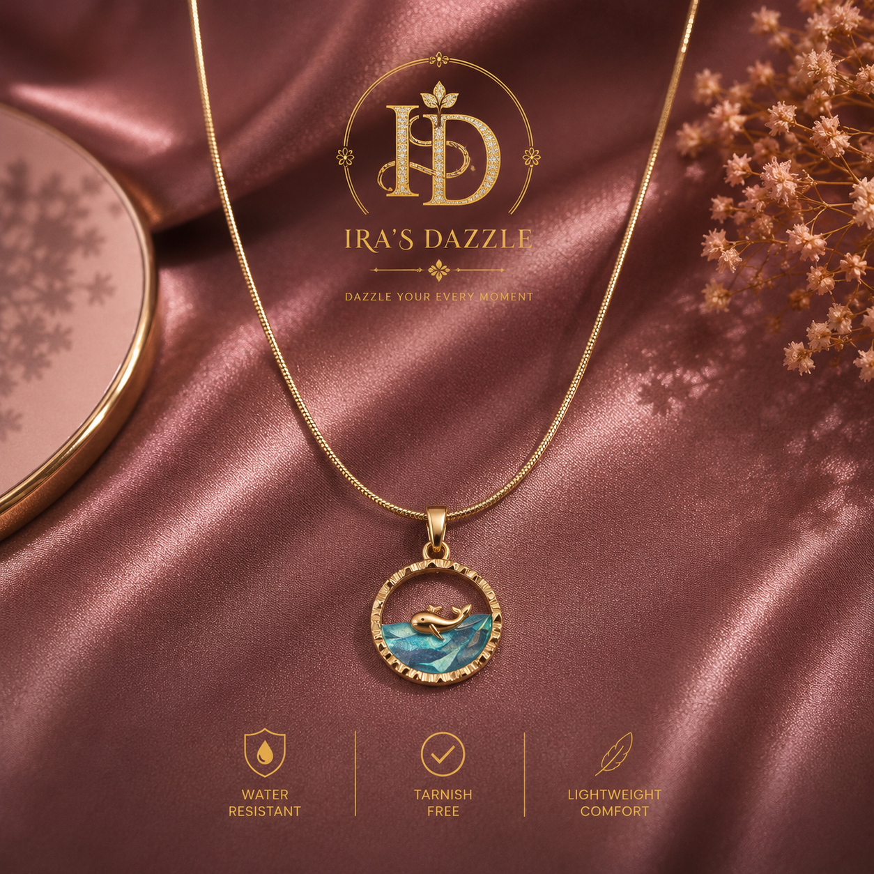 Ocean Whisper Whale Pendant