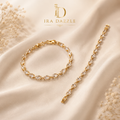 Crystal Aura Tennis Bracelet